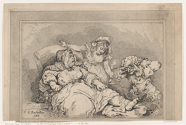 Thomas Rowlandson, A Bawd on her Last Legs