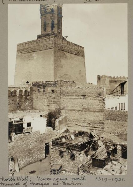 K.A.C. Creswell, North minaret of the mosque of al-Hakim, Cairo