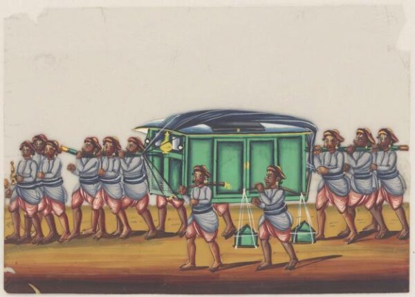 Unknown, One of eight paintings of occupations and ceremonies.