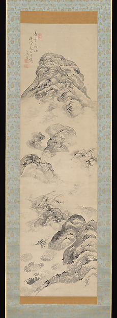 Ike no Taiga, Spring Clouds Arising from the Gorge