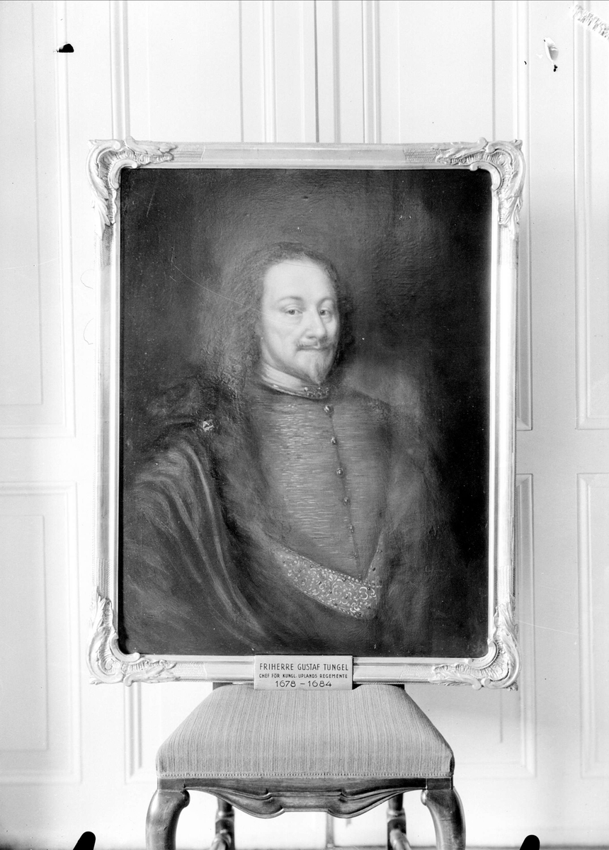 Gunnar Sundgren, Oljemålning - friherre Gustaf Tungel