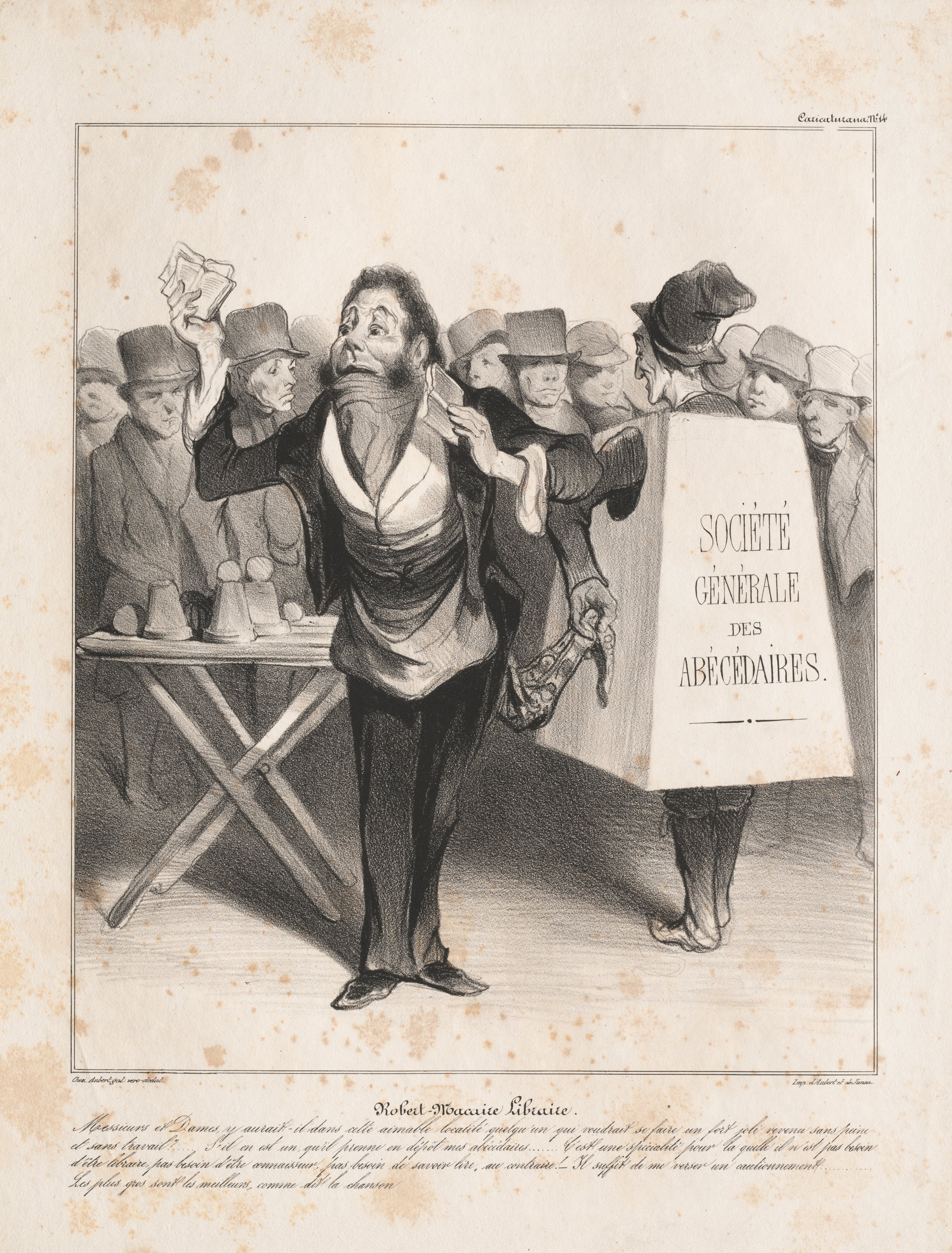 Honoré Daumier, Robert Macaire Bookseller
