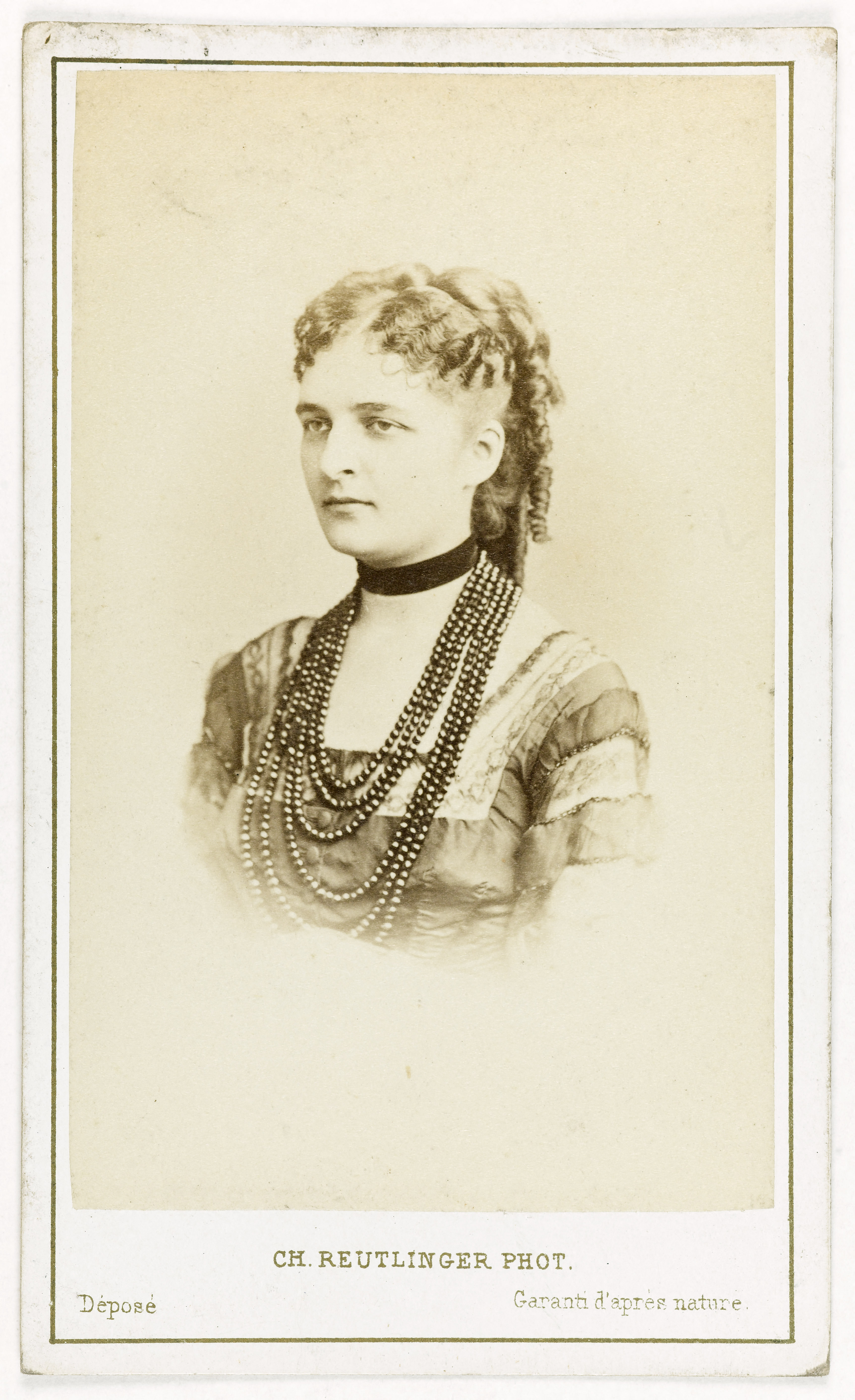 Charles Reutlinger, Portrait de Tremblay, actrice
