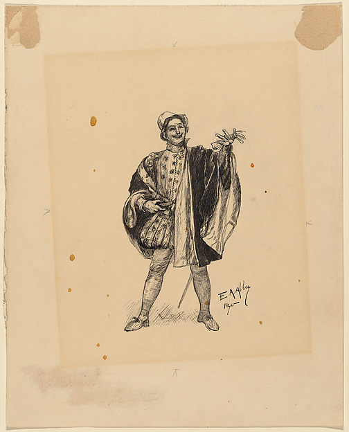 Edwin Austin Abbey, Costumed Actor