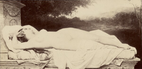 Unknown, [Painting of female nude]