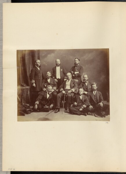 Unknown, [Group portrait of naval officers]