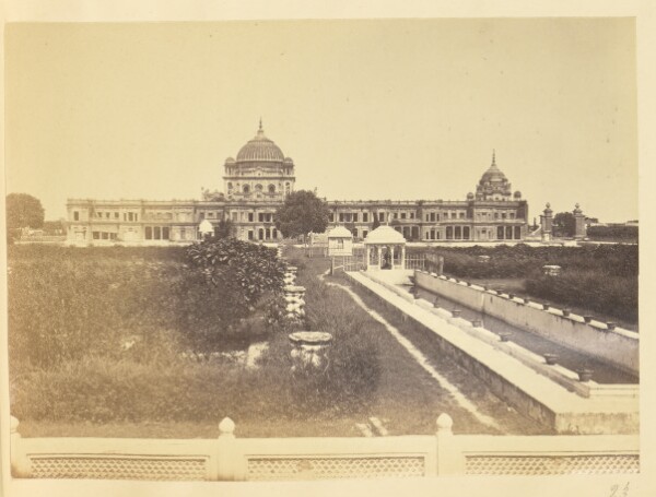Unknown, [The Kaiserbagh, Looking toward the Mausoleum of Saadat Ali Khan, Lucknow]