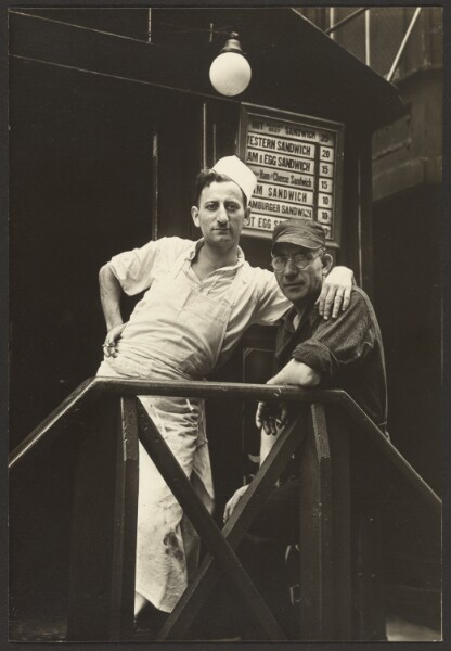 Walker Evans, Second Avenue Lunch, New York