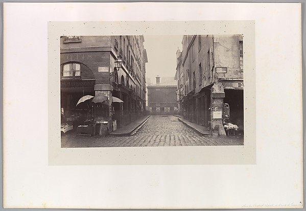 Charles Marville, Rue du Contrat-Social, de la rue de la Tonnellerie