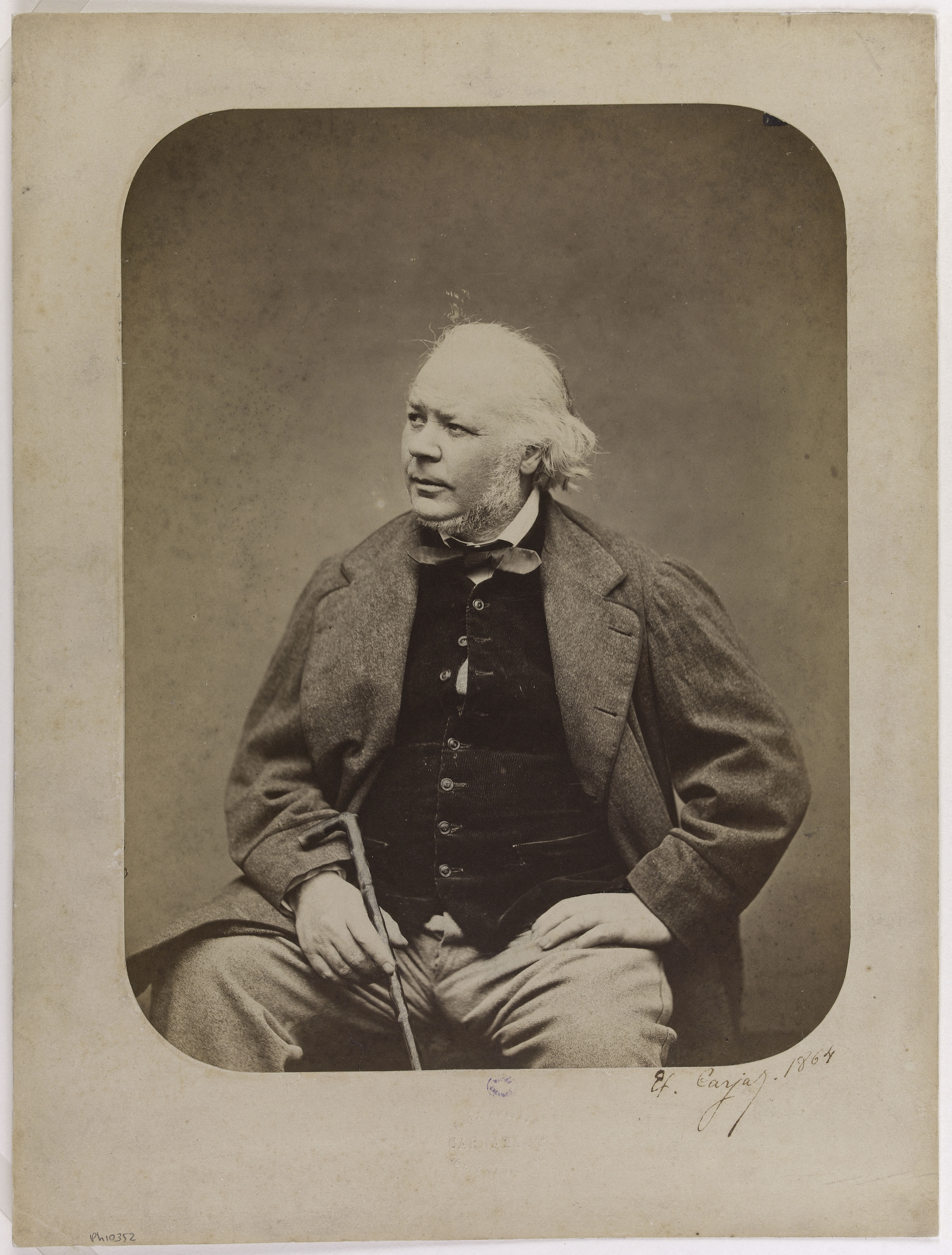 Etienne Carjat, Portrait d'Honoré Daumier (1808-1879), peintre et sculpteur.