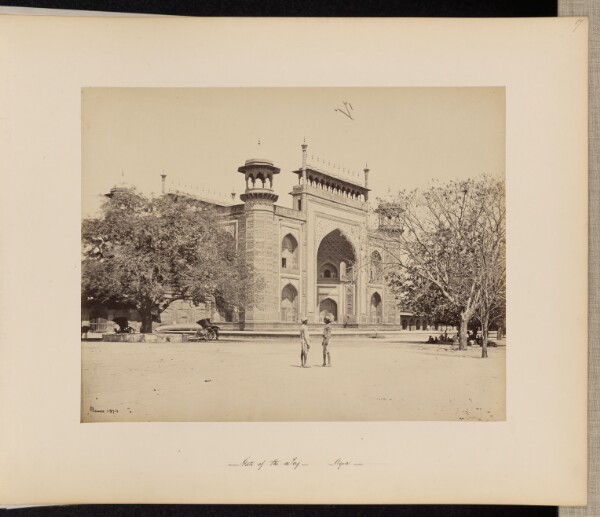 Samuel Bourne, Agra; The Gate of the Taj