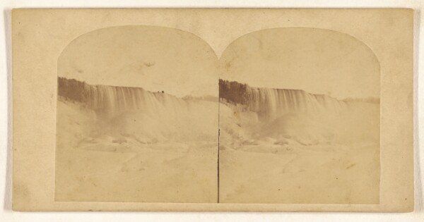 George Stacy, Niagara. - Part of the American Fall from the Ice Bridge.