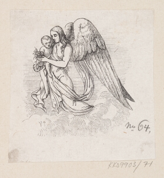 H.P. Hansen, Illustration til "Engelen" i H.C. Andersen, "Eventyr og Historier", Bind 1
