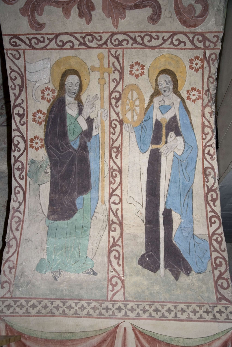 Bengt Backlund, Kalkmålning i Husby-Sjutolfts kyrka, Uppland 2009
