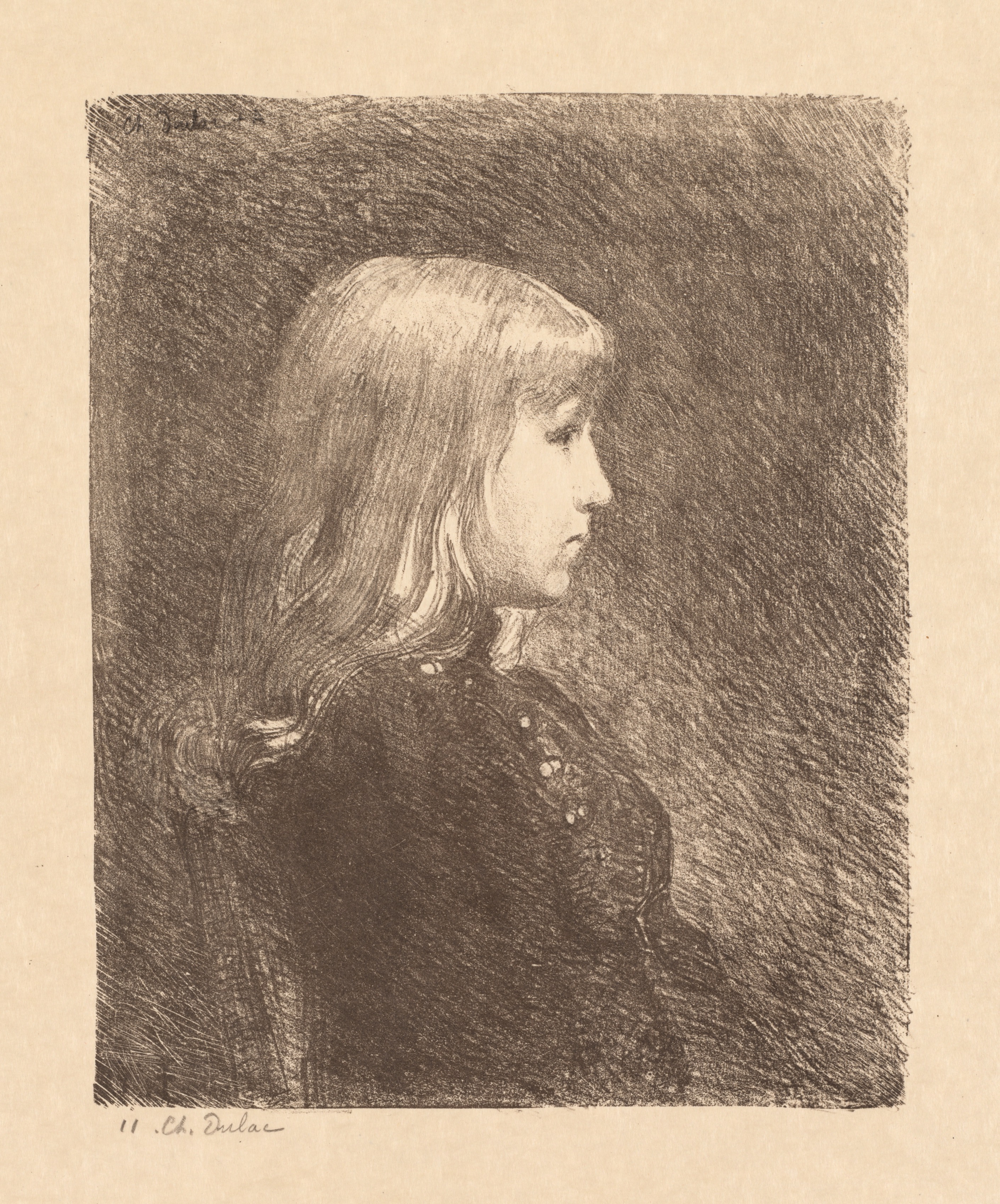 Charles Marie Dulac, Young Lady (Jeune Fille)