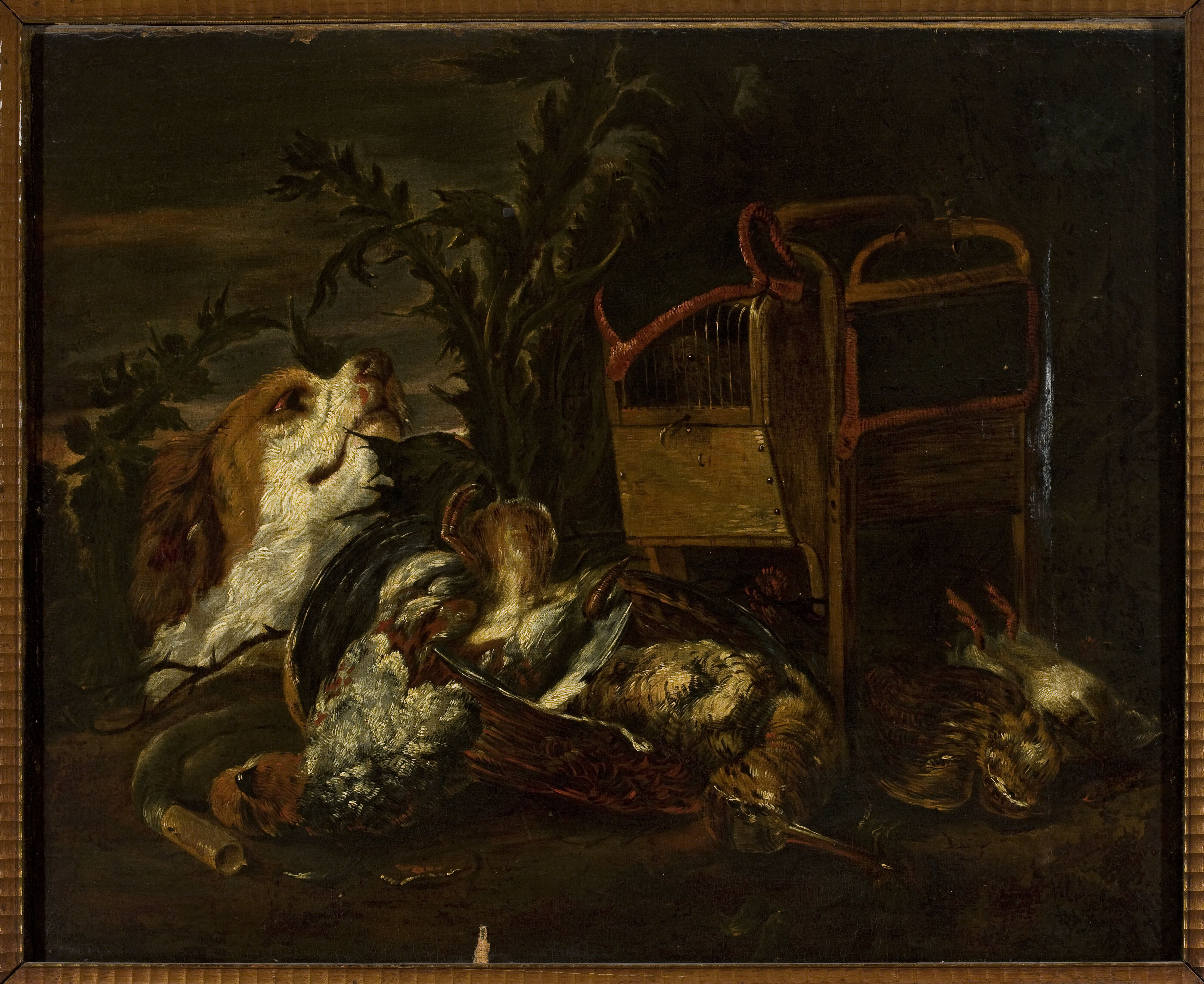 Jan Fyt, Hunting trophies and a dog