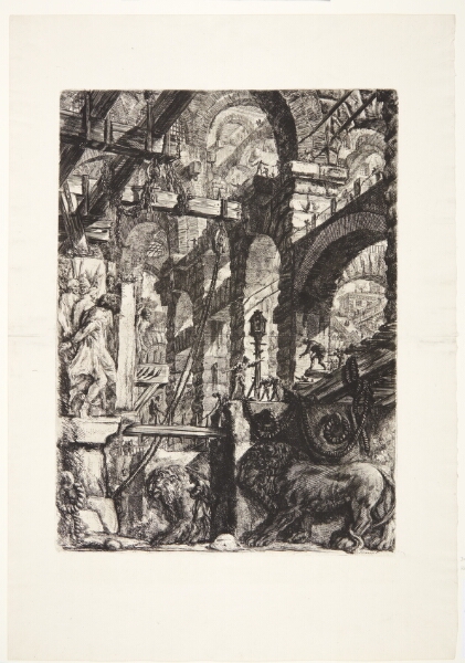 Giovanni Battista Piranesi, Løvereliefferne