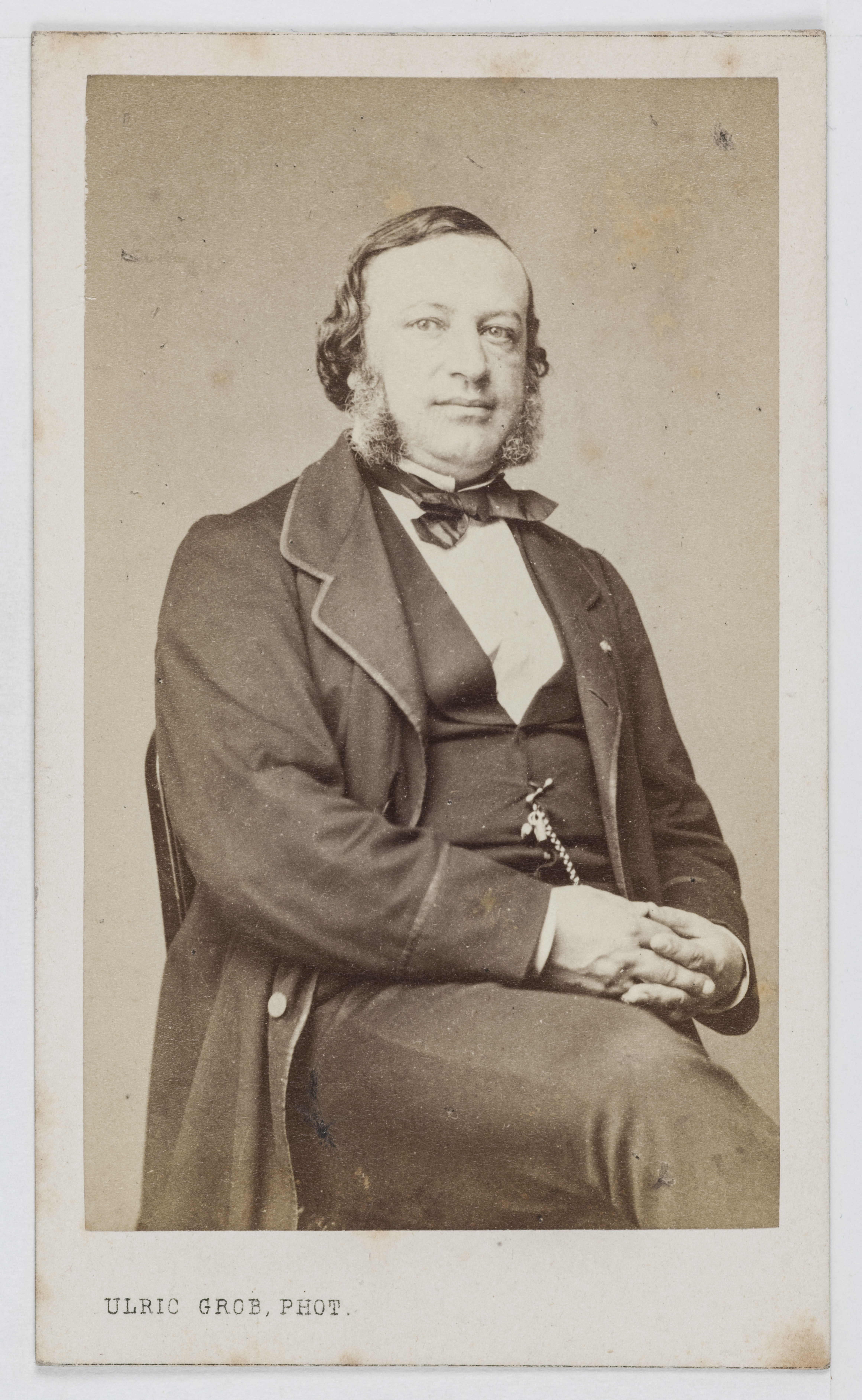 Ulric Grob, Portrait d'Auguste Ambroise Tardieu (1819-1879), médecin légiste.