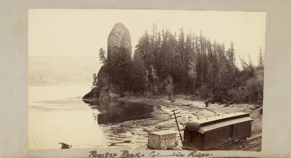 Carleton Watkins, Rooster Rock, Columbia River