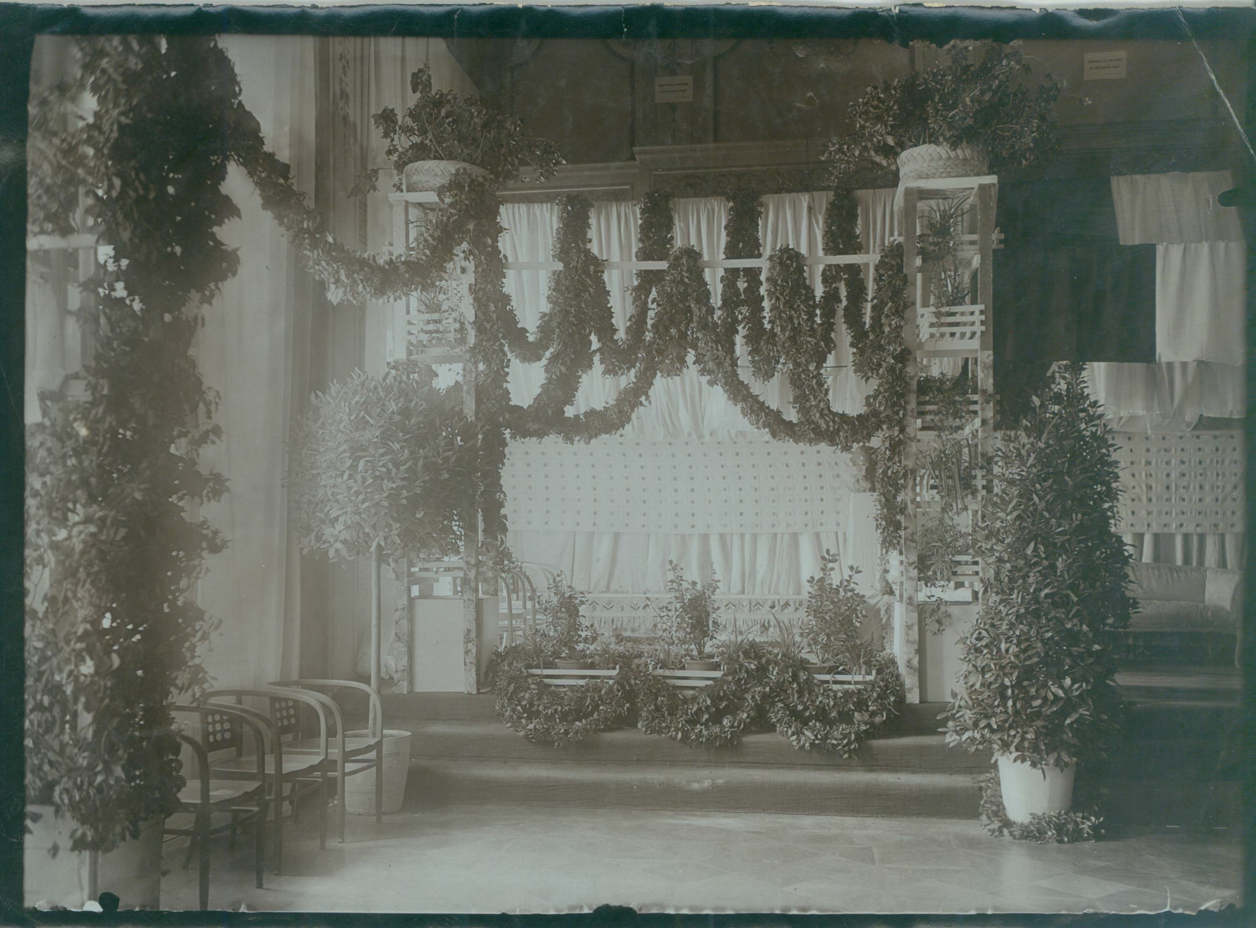 Viktor Kovačić, Uređenje dvorane Glazbenog zavoda za održavanje Plitvičkog plesa, 1908.