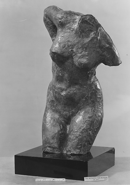 Edgar Degas, Torso: Woman Rubbing Her Back with a Sponge