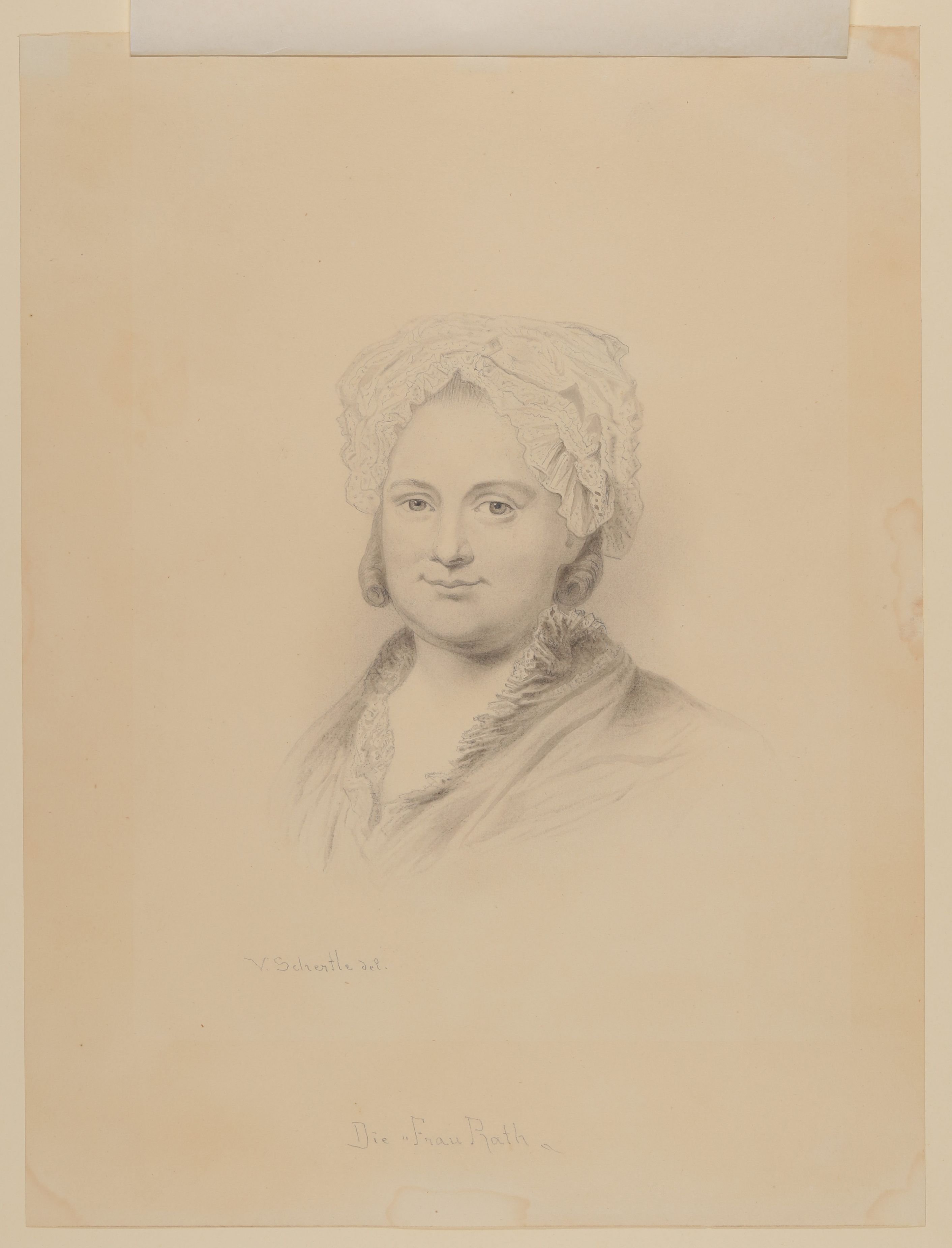 Valentin Schertle, Catharina Elisabeth Goethe geb. Textor