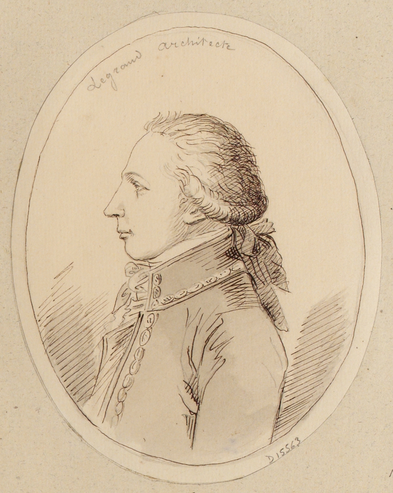 Anonyme, Portrait de l'architecte Legrand
