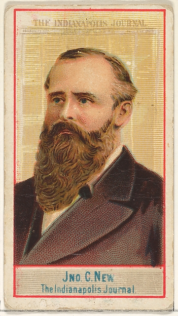 Allen & Ginter, John C. New, The Indianapolis Journal, from the American Editors series (N1) for Allen & Ginter Cigarettes Brands