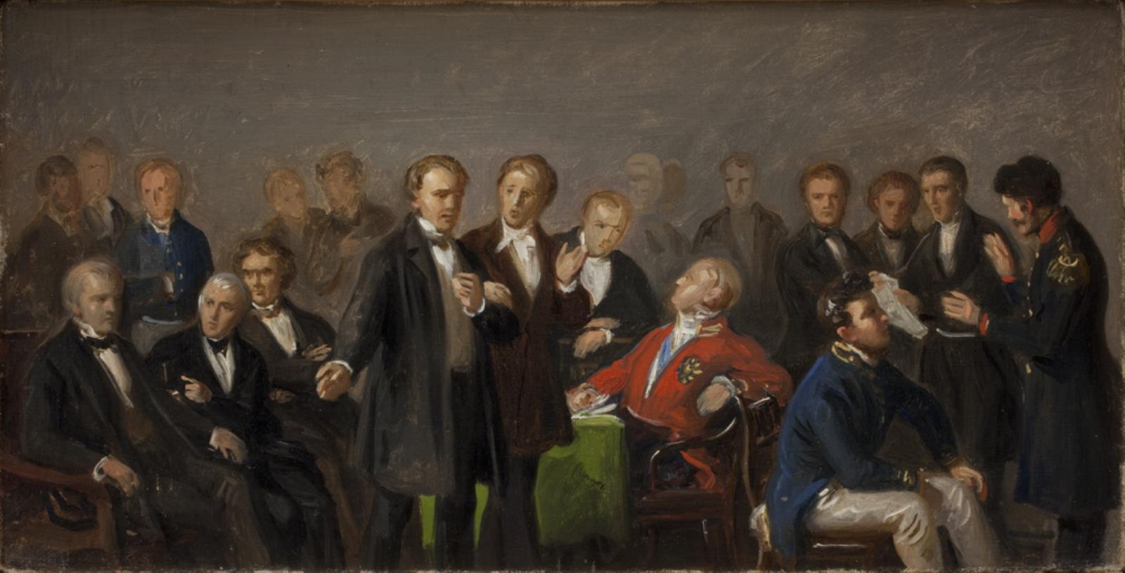 Constantin Hansen, Den grundlovgivende forsamling
