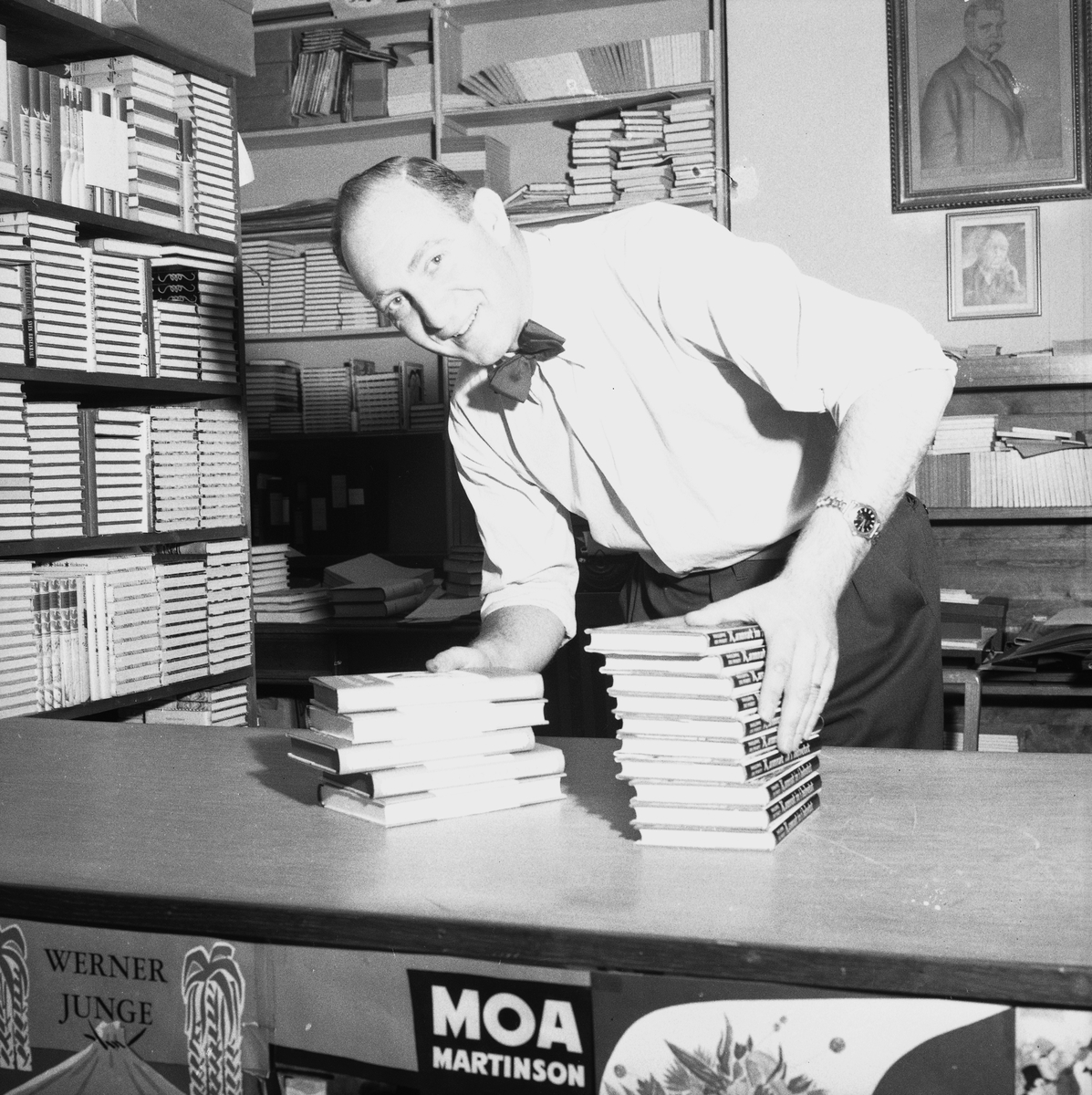 Örebro Kuriren, Tidens Förlag, Alvar Nilsson, 25 årsjubileum. 15 oktober 1955.