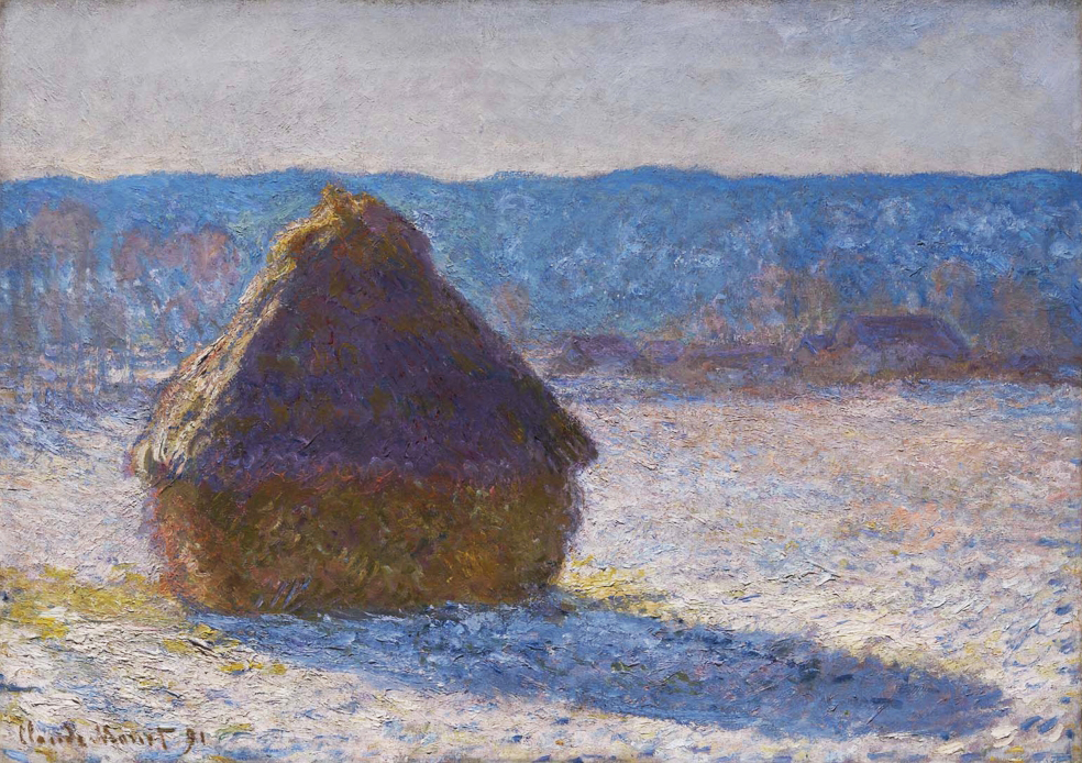 Claude Monet, Grainstack (Snow Effect)