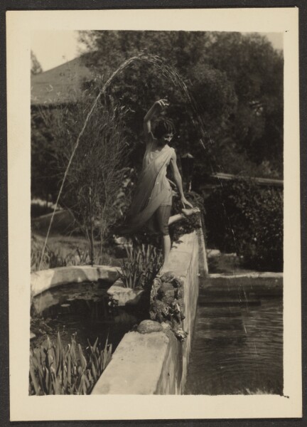 Louis Fleckenstein, [Dancer in Garden]
