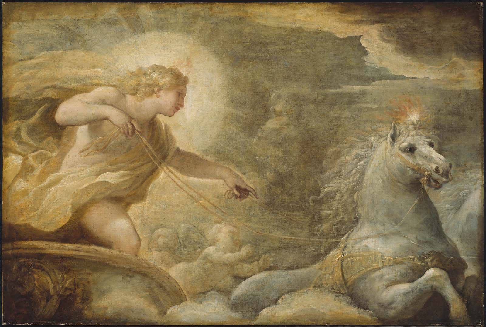 Luca Giordano, Apollo in his Chariot