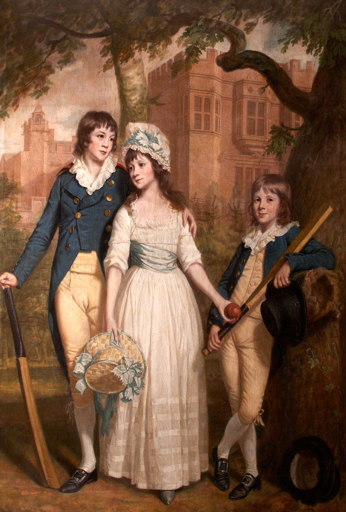 Thomas Beach, William, Mary Ann, and John de la Pole as Children