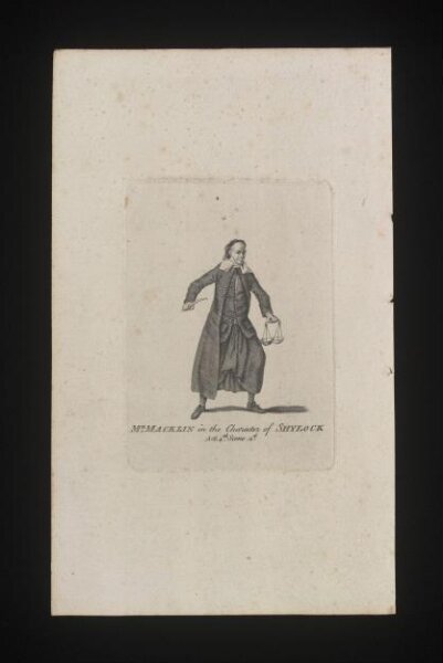 Unknown, Mr. Macklin in the Character of Shylock
