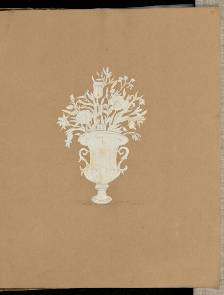 Unknown, [Paper Cut of Vase]