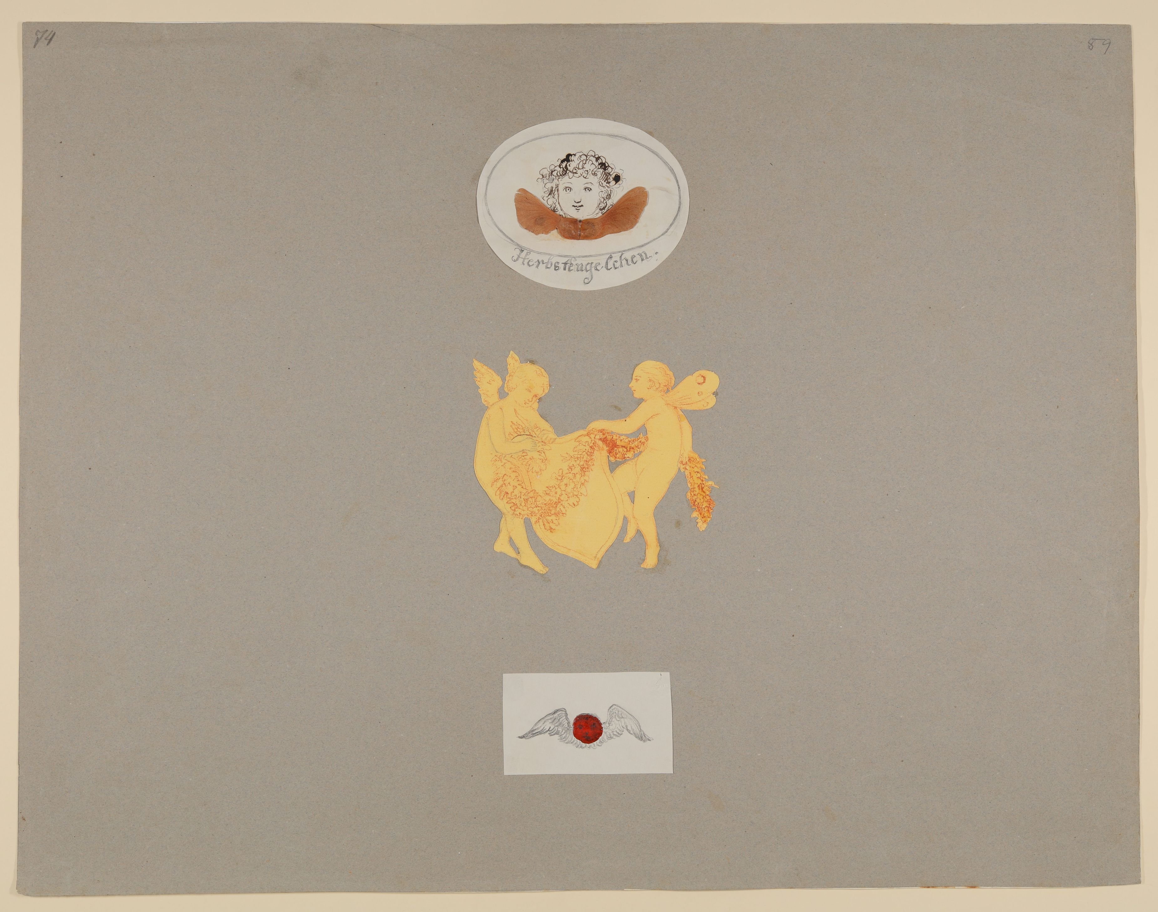 Gisela von Arnim, "Herbstengelchen" [aus der "geblümten Kassette"]