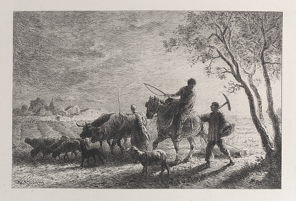 Charles Jacque, The Return from the Fields