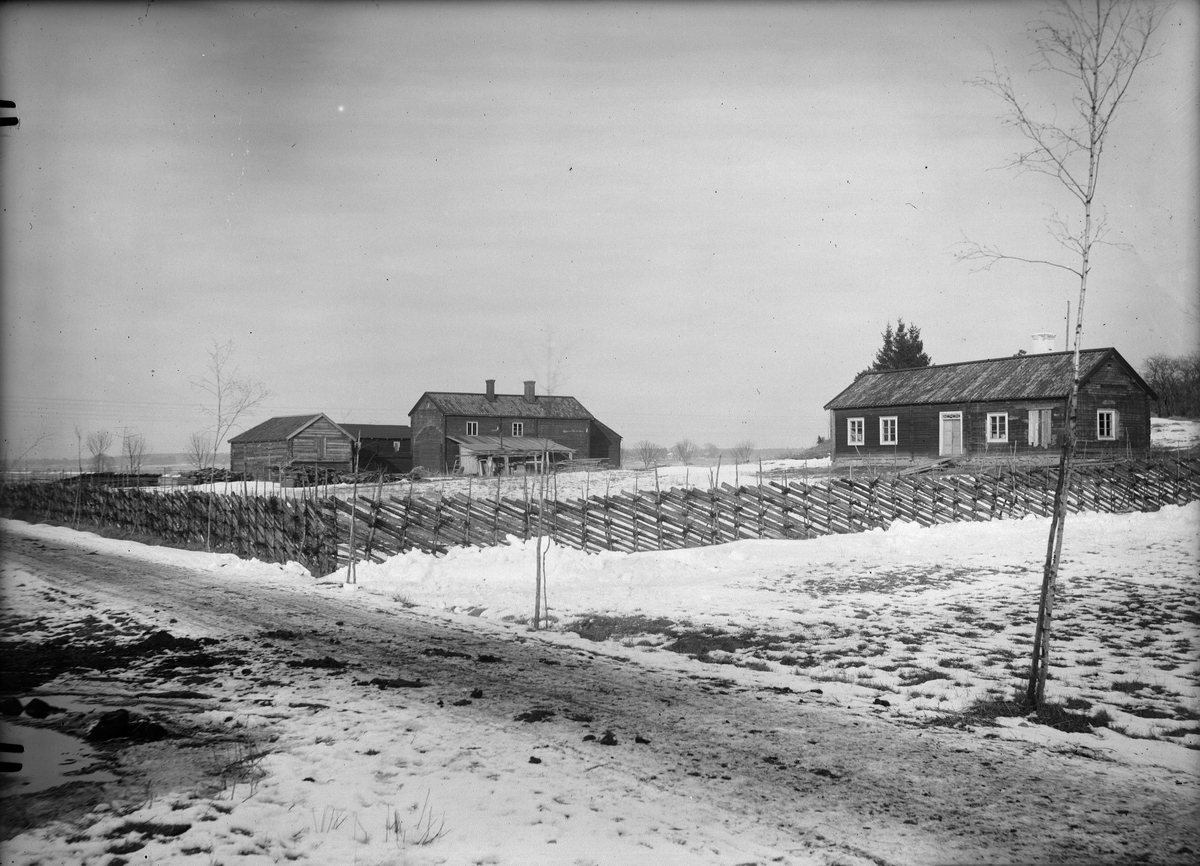 Paul Sandberg, The open-air museum Disagården, Old Uppsala under construction in 1930