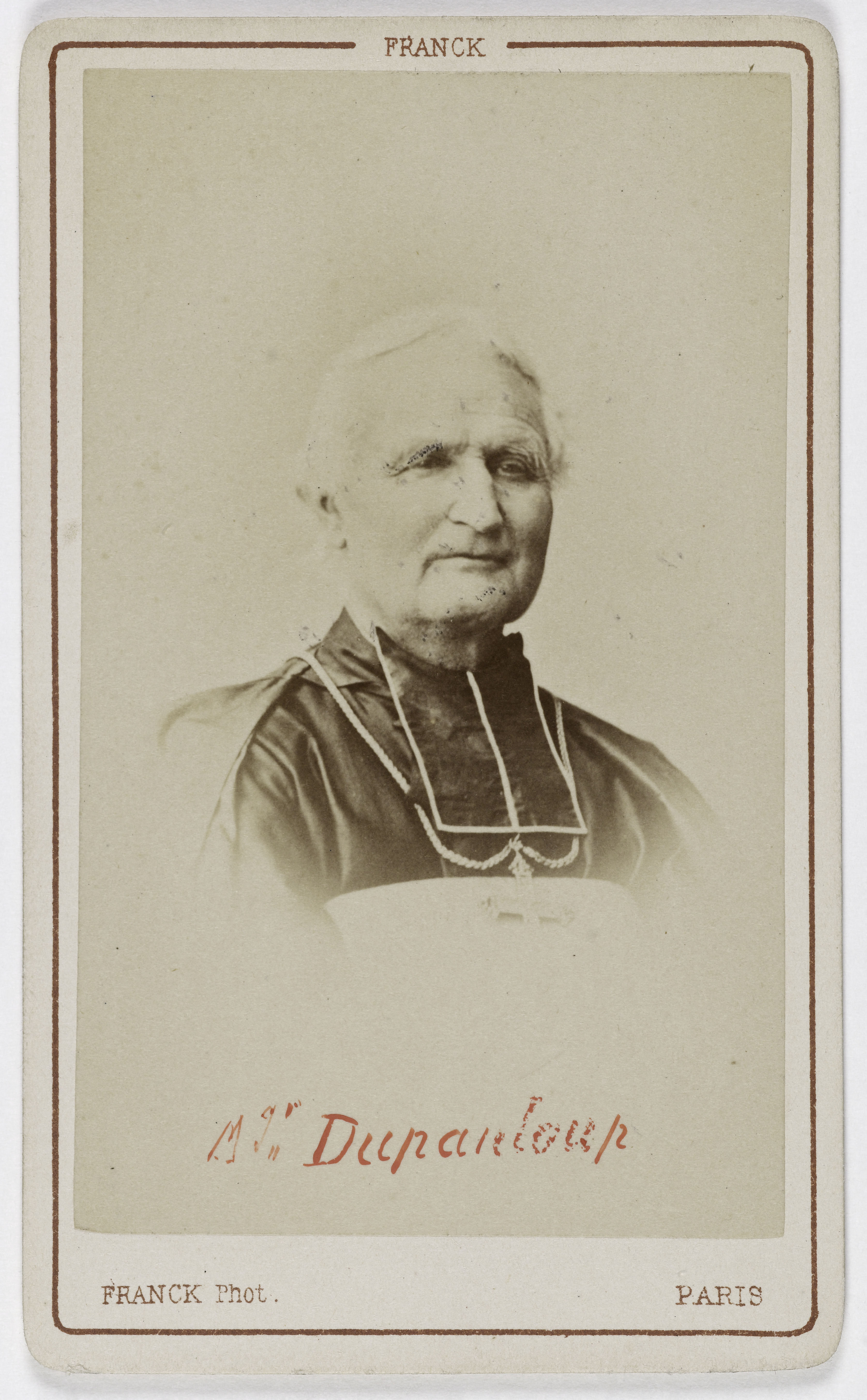 Franck, Portrait de Monseigneur Félix Antoine Philibert Dupanloup (1802-1878), (prélat, orateur)