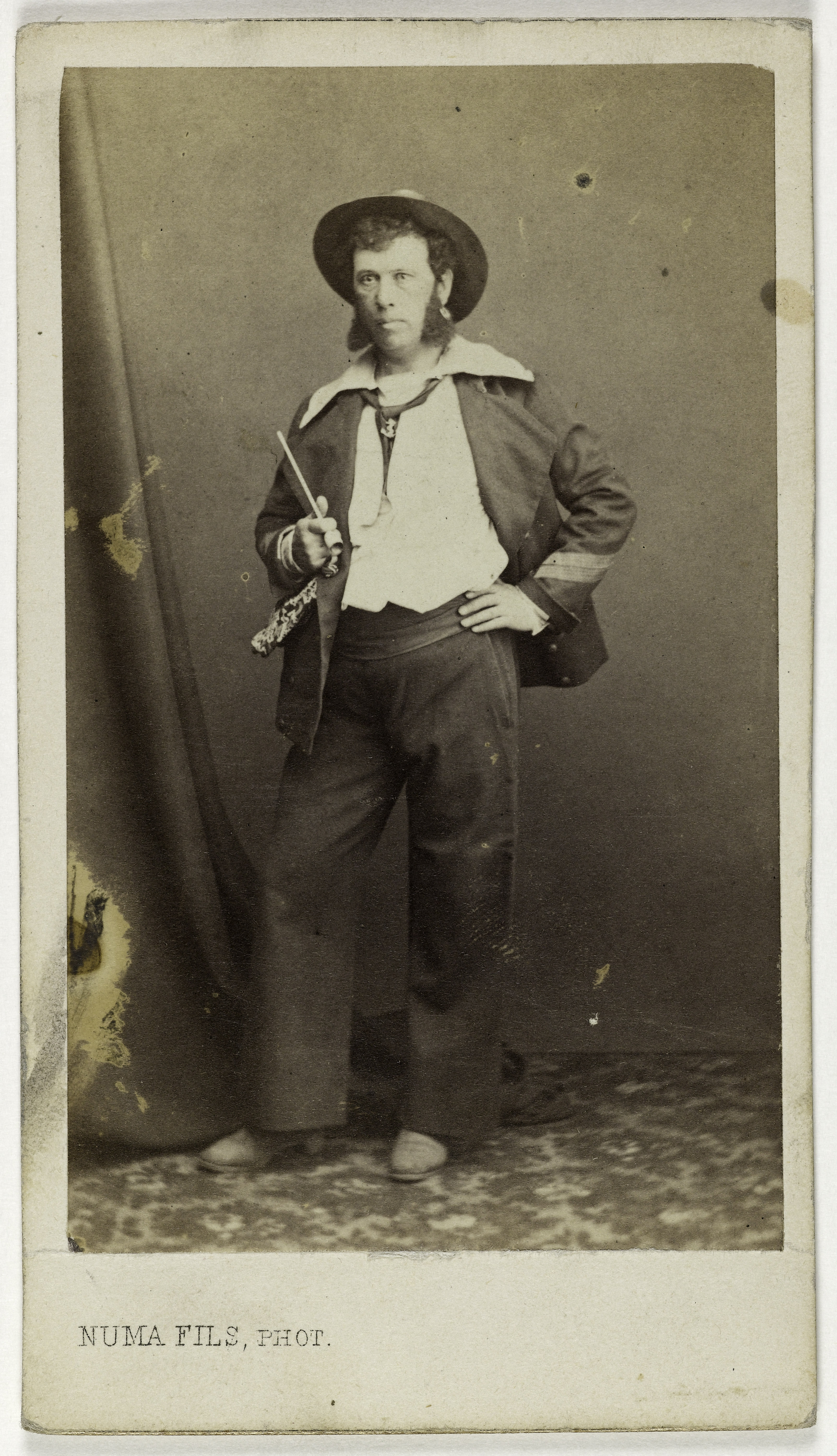 Numa Fils, Portrait de Gouget, (acteur)