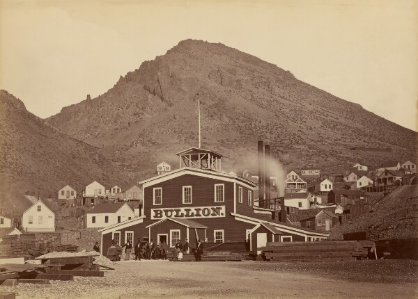 Carleton Watkins, The Bullion Mine, Virginia City, Nevada