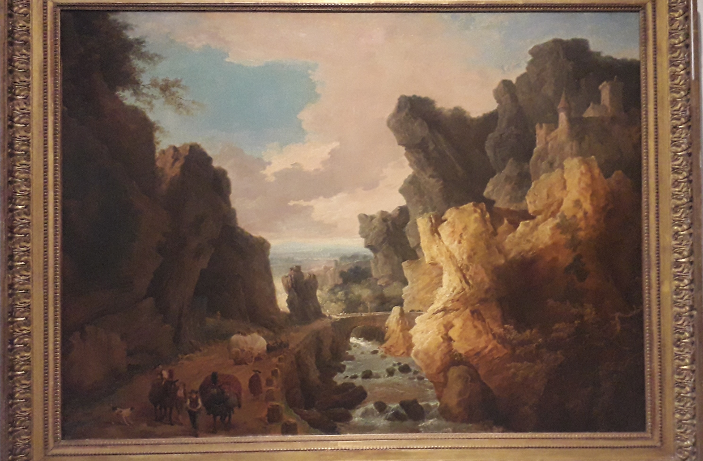 Hubert Robert, Paysage montagneux, les Gorges d'Ollioules