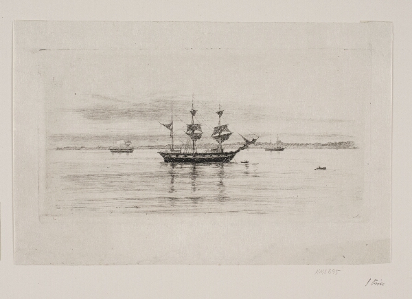 Carl Bloch, Skibe under svensk kyst