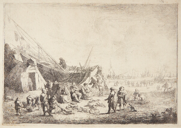 Pieter Bout, Fiskemarked ved Scheveningen