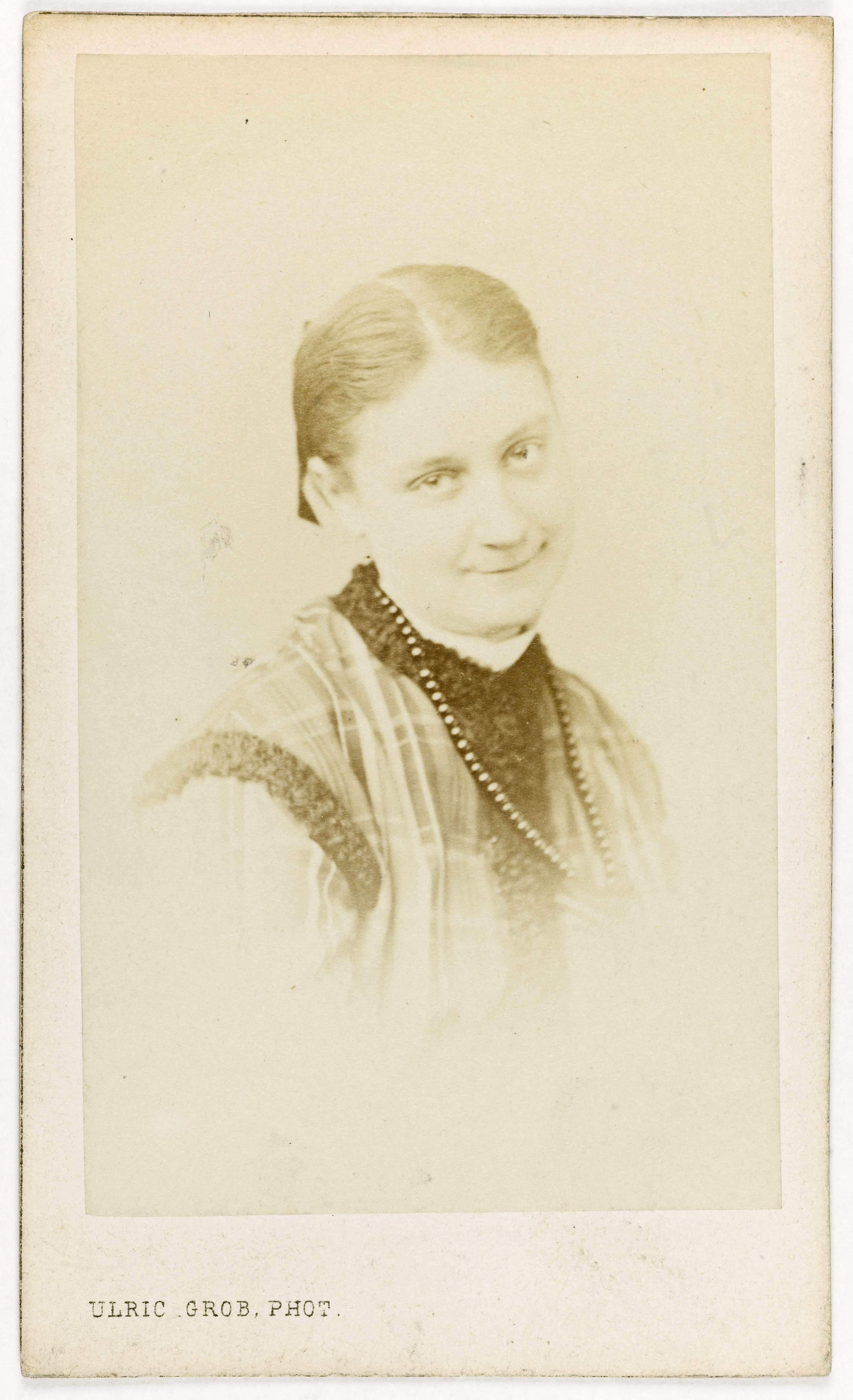 Ulric Grob, Portrait de Julie Augustine Alix Tousez, (fille d'Alcide Tousez, actrice)