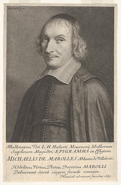 Robert Nanteuil, Michaelis de Marolles