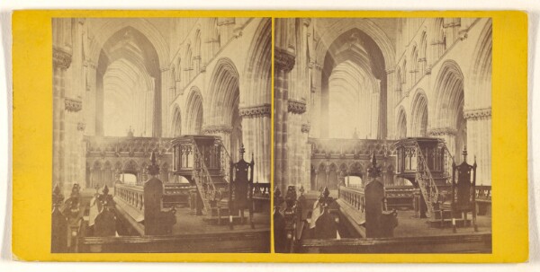 George Washington Wilson, Glasgow Cathedral - The Choir.