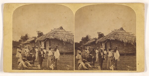 Timothy H. O'Sullivan, [Street scene, Isthmus of Darien]