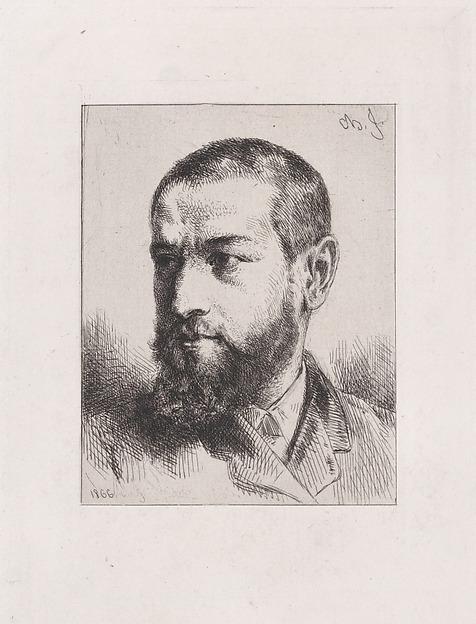 Charles Jacque, Portrait de J.J. Guiffrey